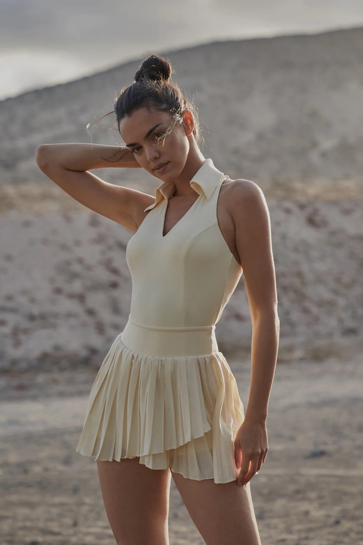 Saia Short Plisada