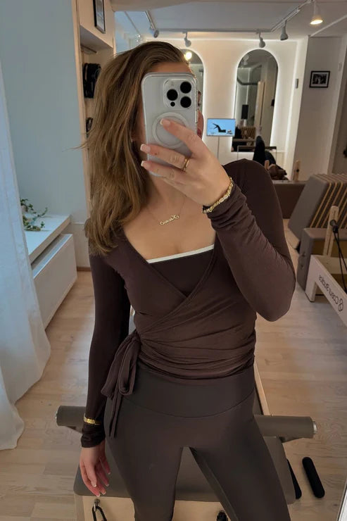Blusa Transpassada Ballet