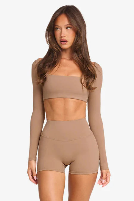 Blusa Manga Cropped