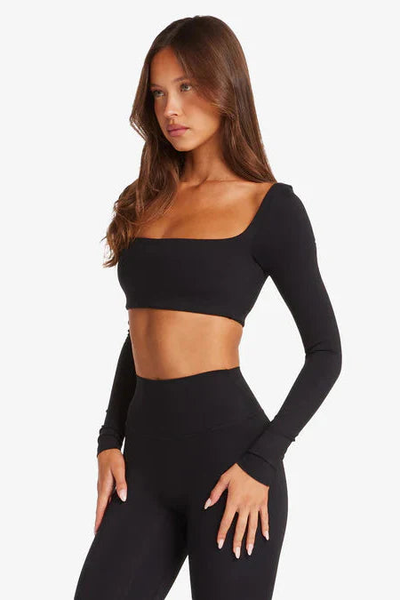 Blusa Manga Cropped