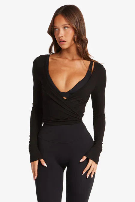 Blusa Transpassada Ballet