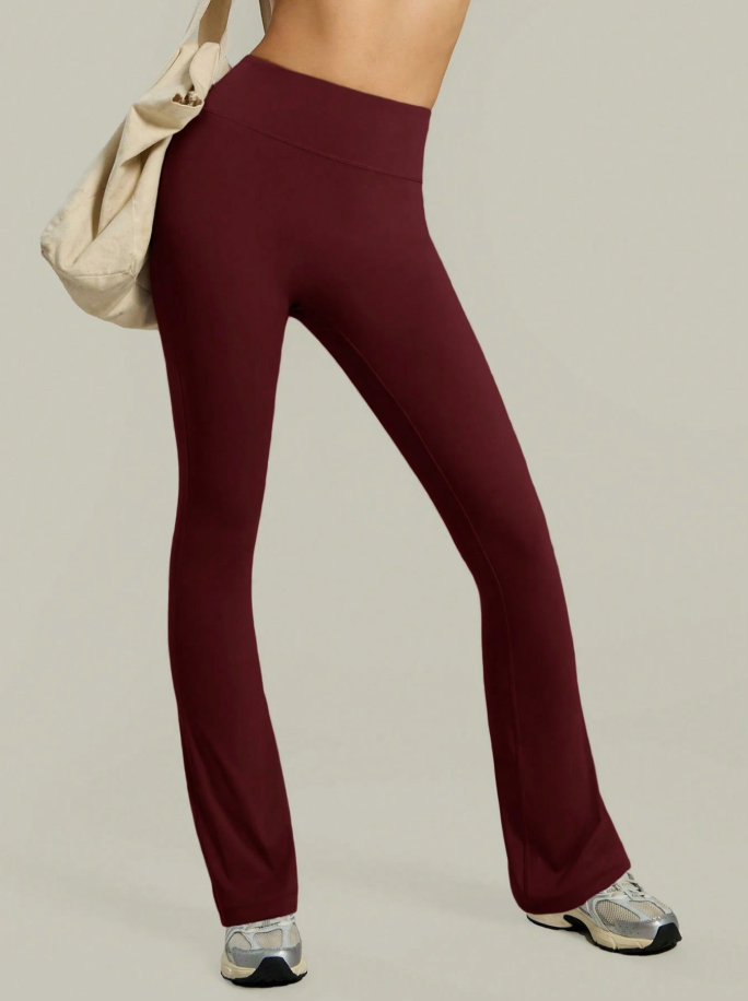 Calça Flare Fitness Cintura Alta