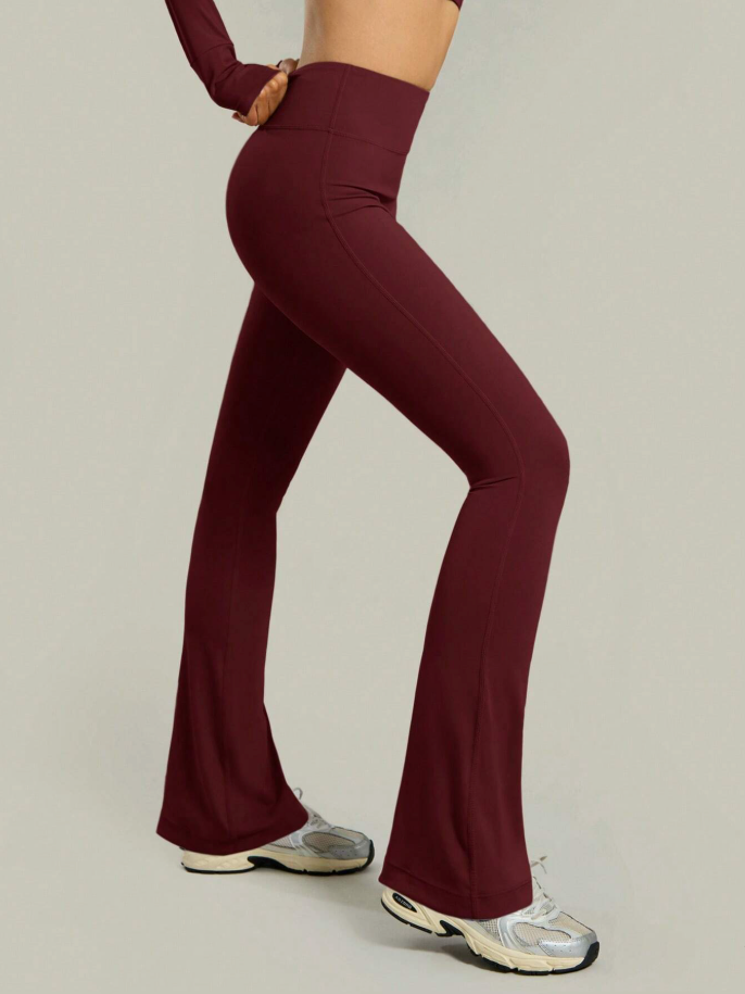 Calça Flare Fitness Cintura Alta