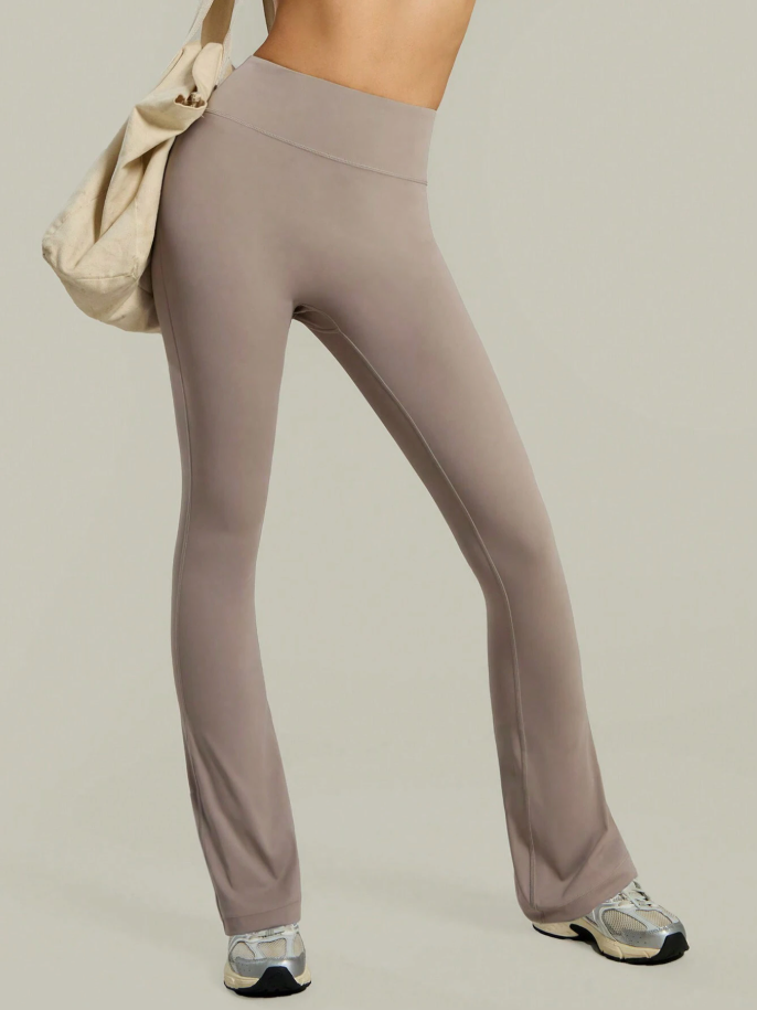 Calça Flare Fitness Cintura Alta