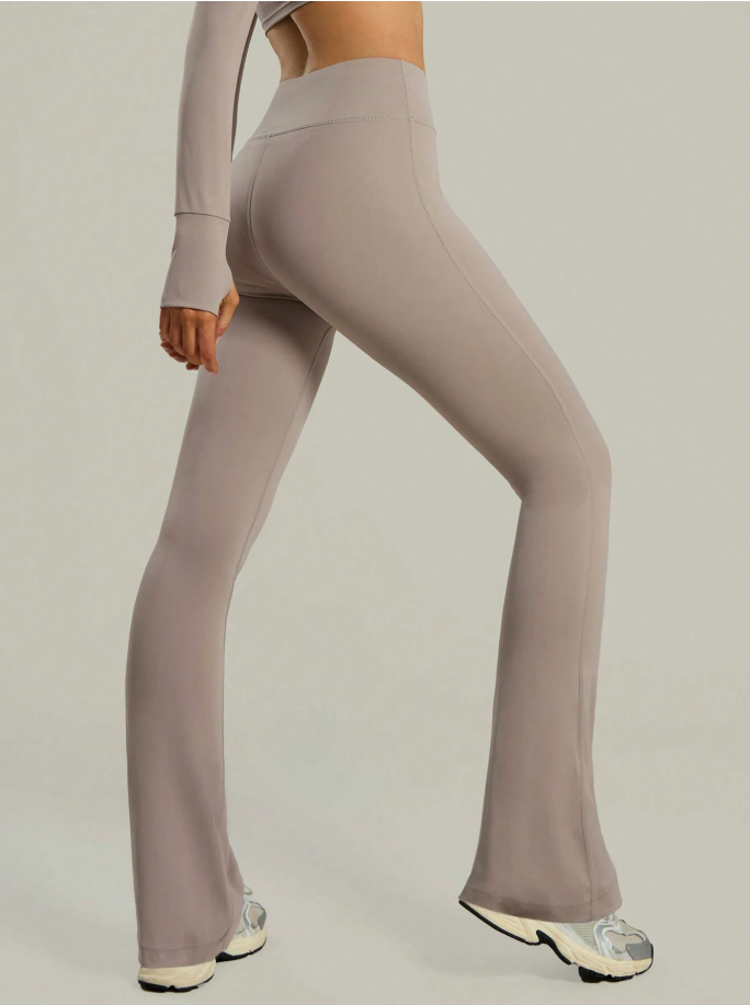 Calça Flare Fitness Cintura Alta