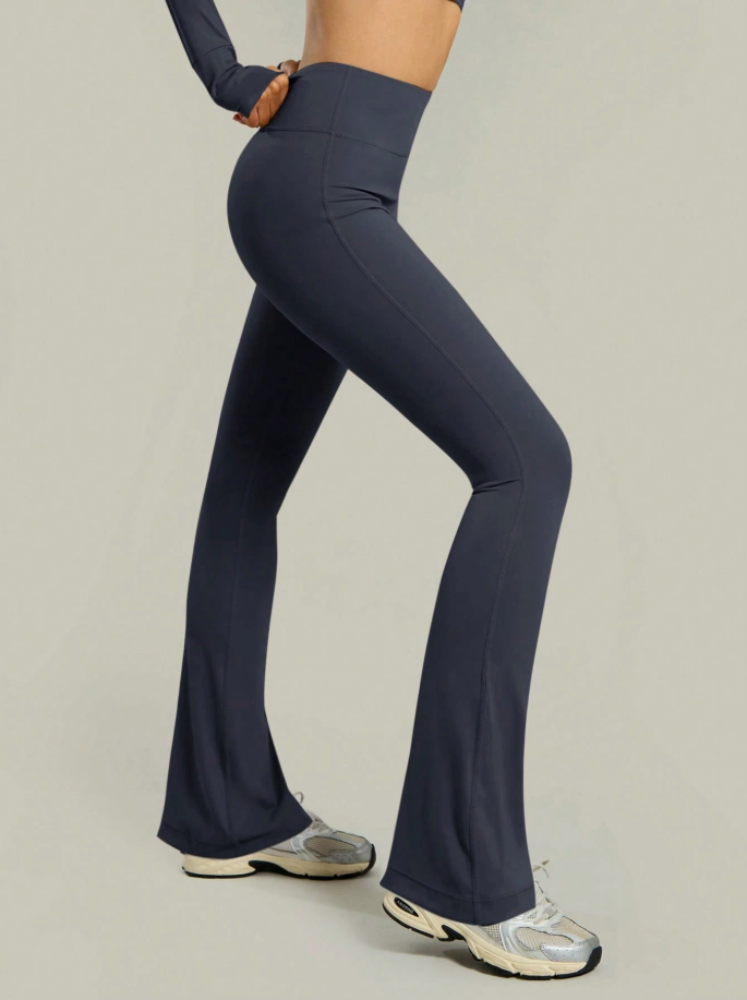 Calça Flare Fitness Cintura Alta