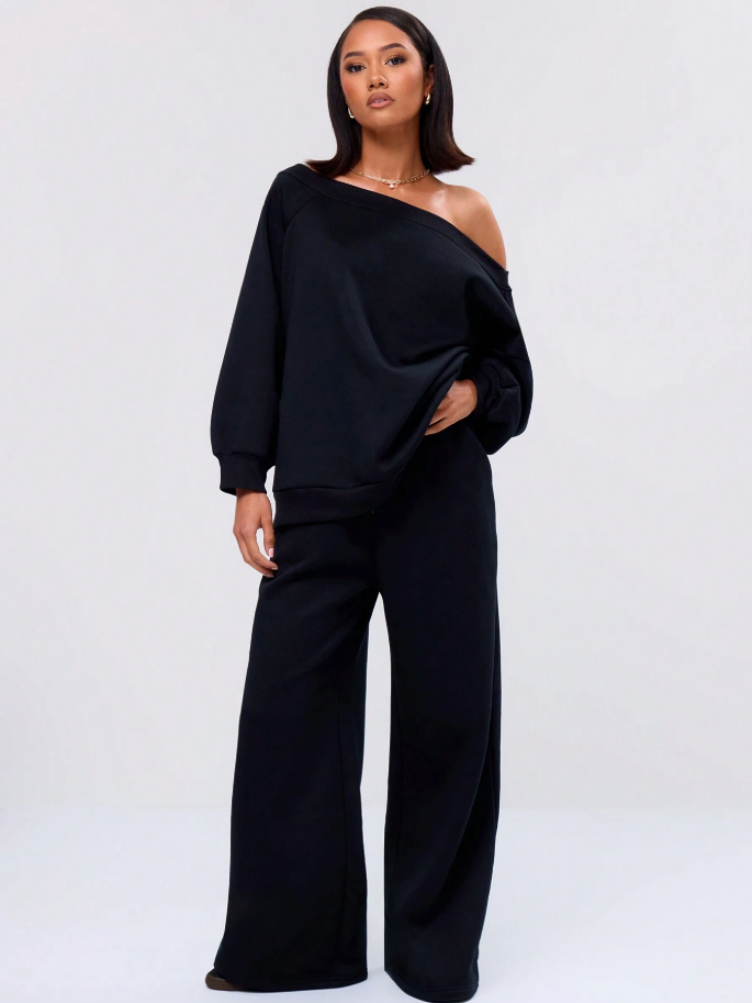 Casaco Oversized com Ombro Caído
