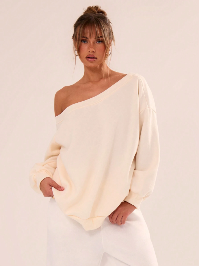 Casaco Oversized com Ombro Caído