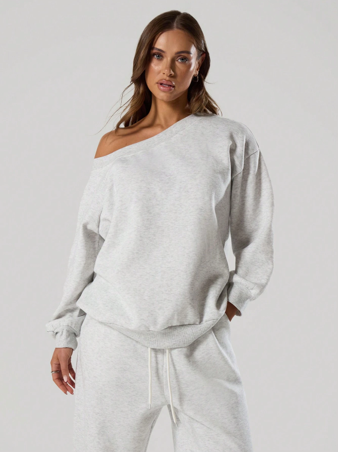 Casaco Oversized com Ombro Caído