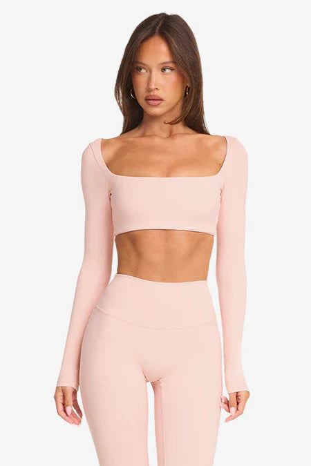 Blusa Manga CRopped