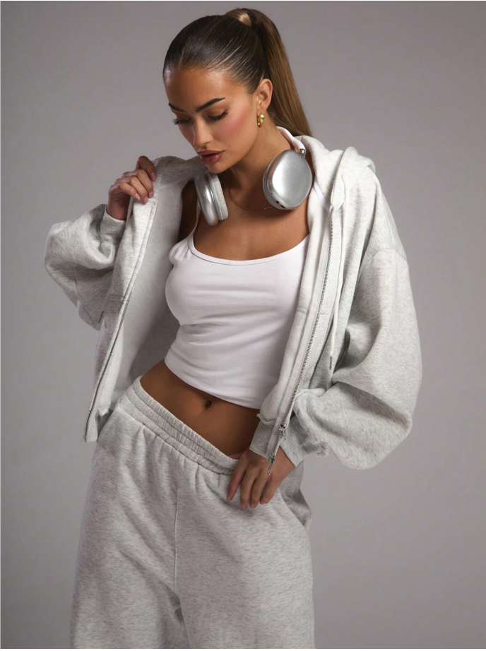 Casaco Moletom Oversized